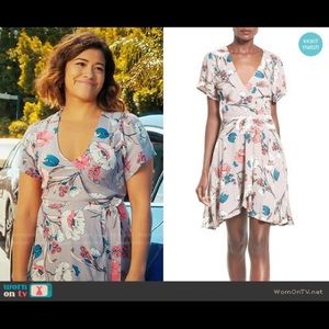 ASTR floral wrap dress 💐